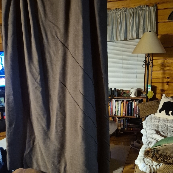 Worth Women's Dark Brown Blazer And Long Skirt Set - Picture 7 of 15